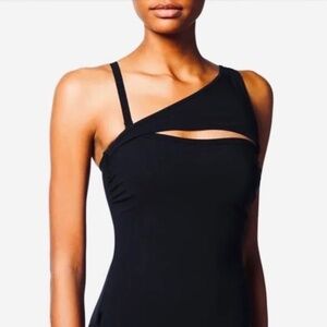 Shan Lea Convertible Strapless Italian Sourced Microfiber Bodysuit or Swimsuit M